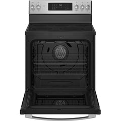 GE Profile 30-inch Freestanding Electric Range with Convection Technology PB900YVFS IMAGE 3