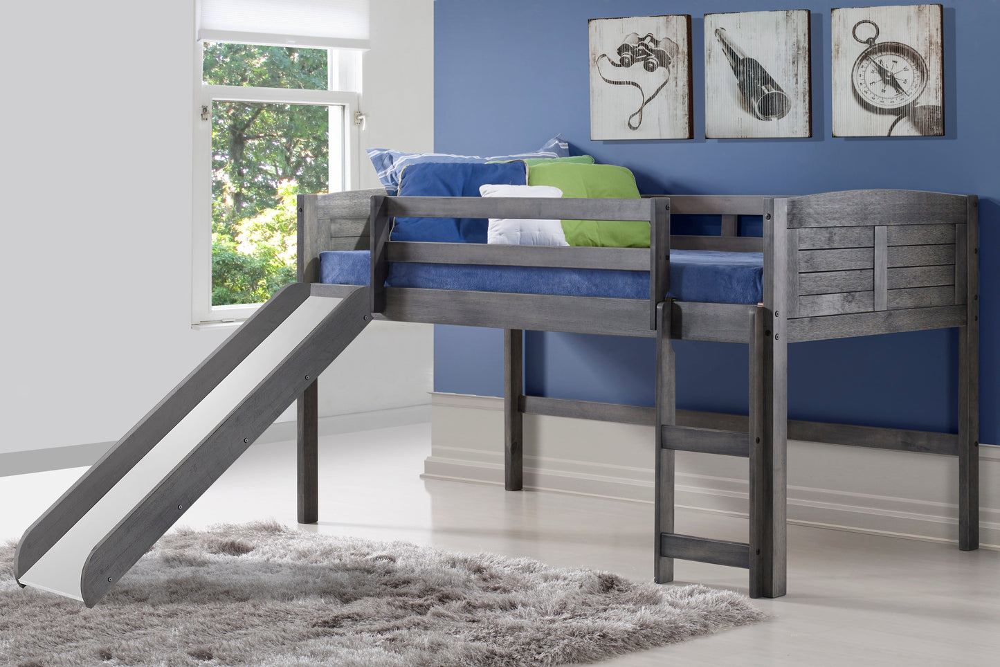 Loft bajo modular con rejilla