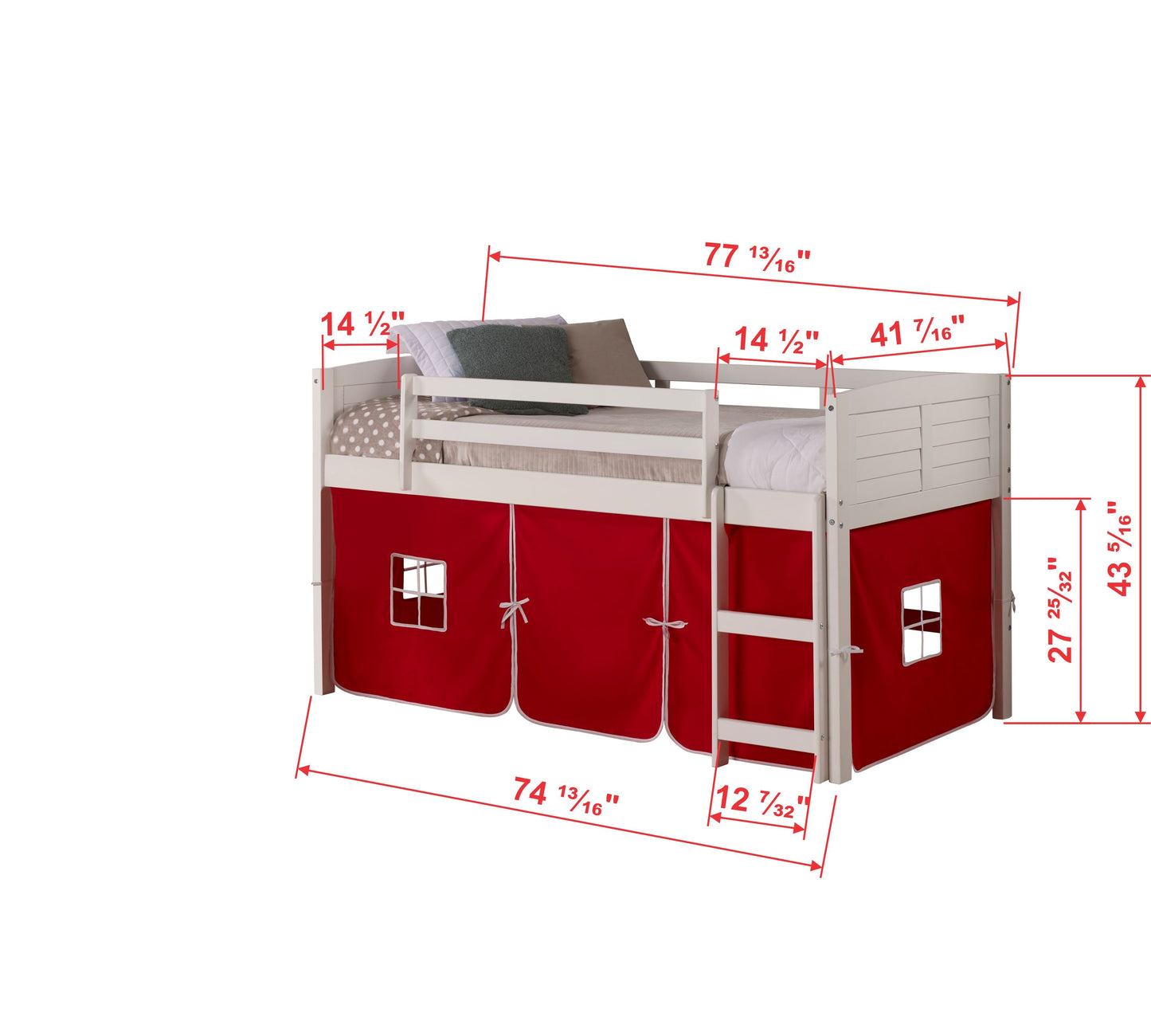 Loft bajo modular con rejilla