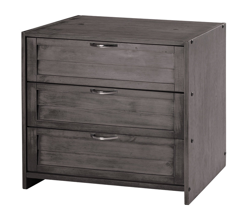 Louver 3 Drawer Chest