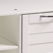 Louver 2 Drawer Chest & Shelf