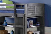 Louver Modular Low Loft Bed - Group B