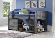 Louver Modular Low Loft Bed - Group B