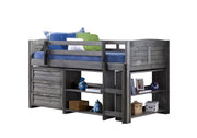 Louver Modular Low Loft Bed - Group B