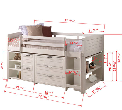 Loft bajo modular con rejilla