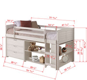 Loft bajo modular con rejilla