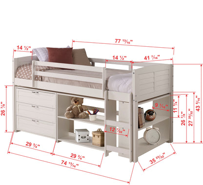 Loft bajo modular con rejilla