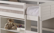 Louver Modular Low Loft Bed - Group C