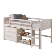 Louver Modular Low Loft Bed - Group C