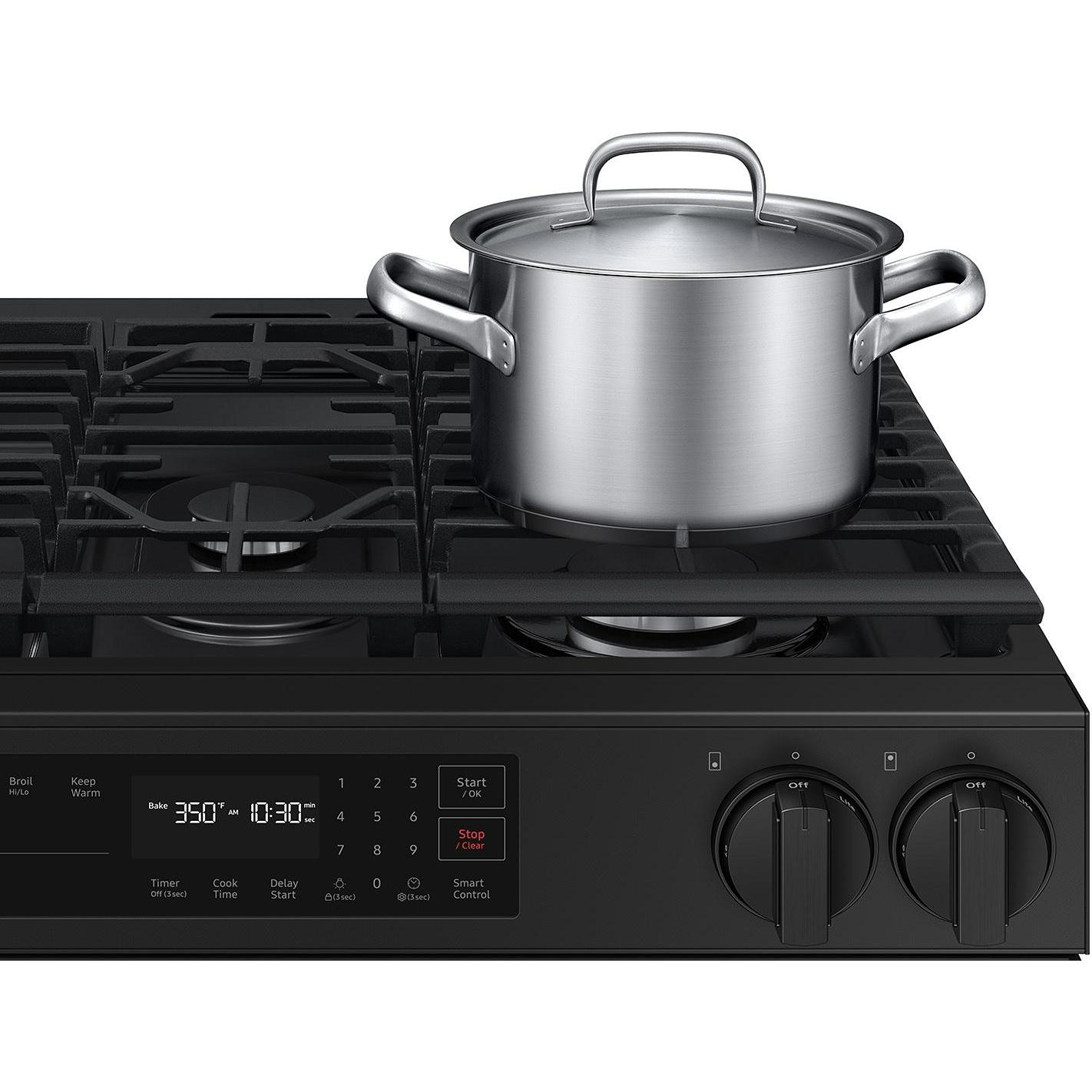  Samsung 6.0 cu. ft. Smart Slide-In Gas Range with Precision Knobs NSG6DG8100MT/AA IMAGE 6