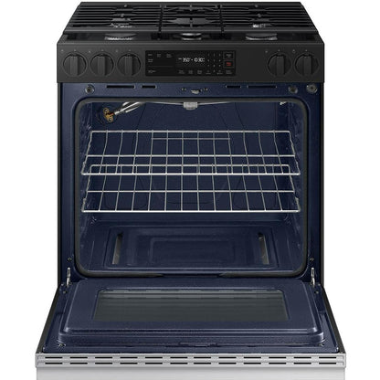  Samsung 6.0 cu. ft. Smart Slide-In Gas Range with Precision Knobs NSG6DG8100SR/AA IMAGE 2