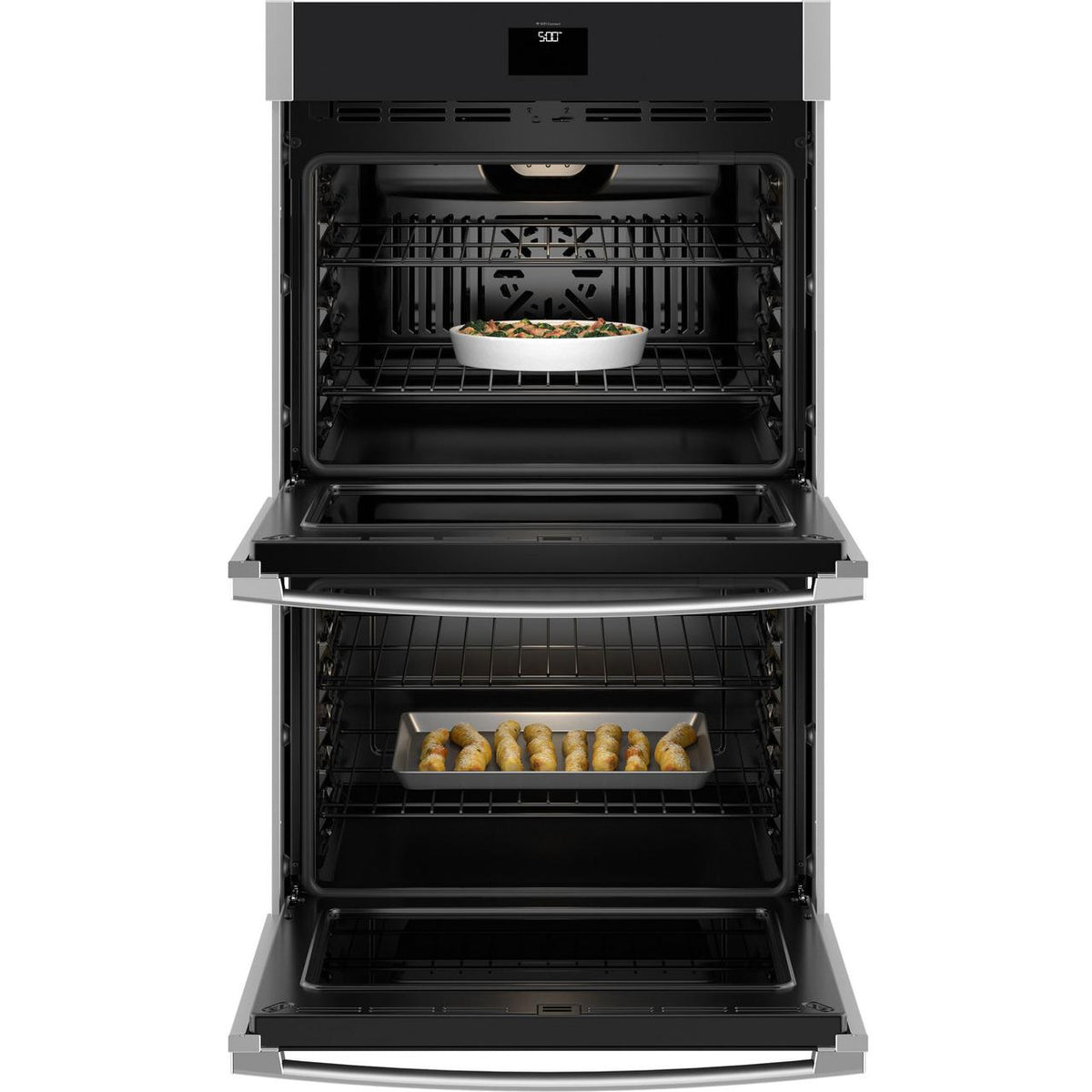  GE 30-inch, 10.0 cu. ft. Built-in Double Wall Oven with True European Convection Technology JTD5000SVSS IMAGE 2