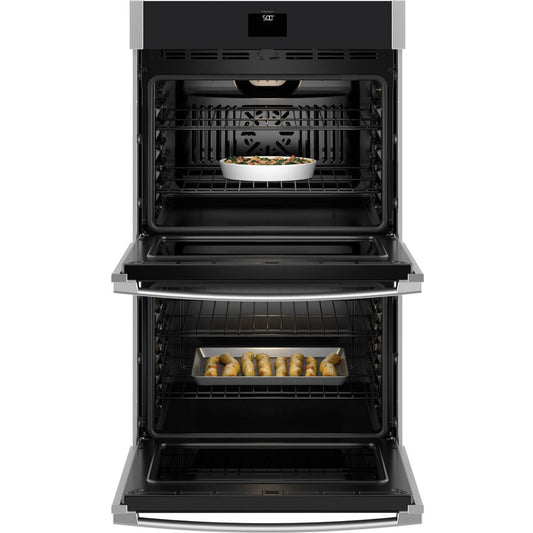 GE 30-inch, 10.0 cu. ft. Built-in Double Wall Oven with True European Convection Technology JTD5000SVSS IMAGE 2