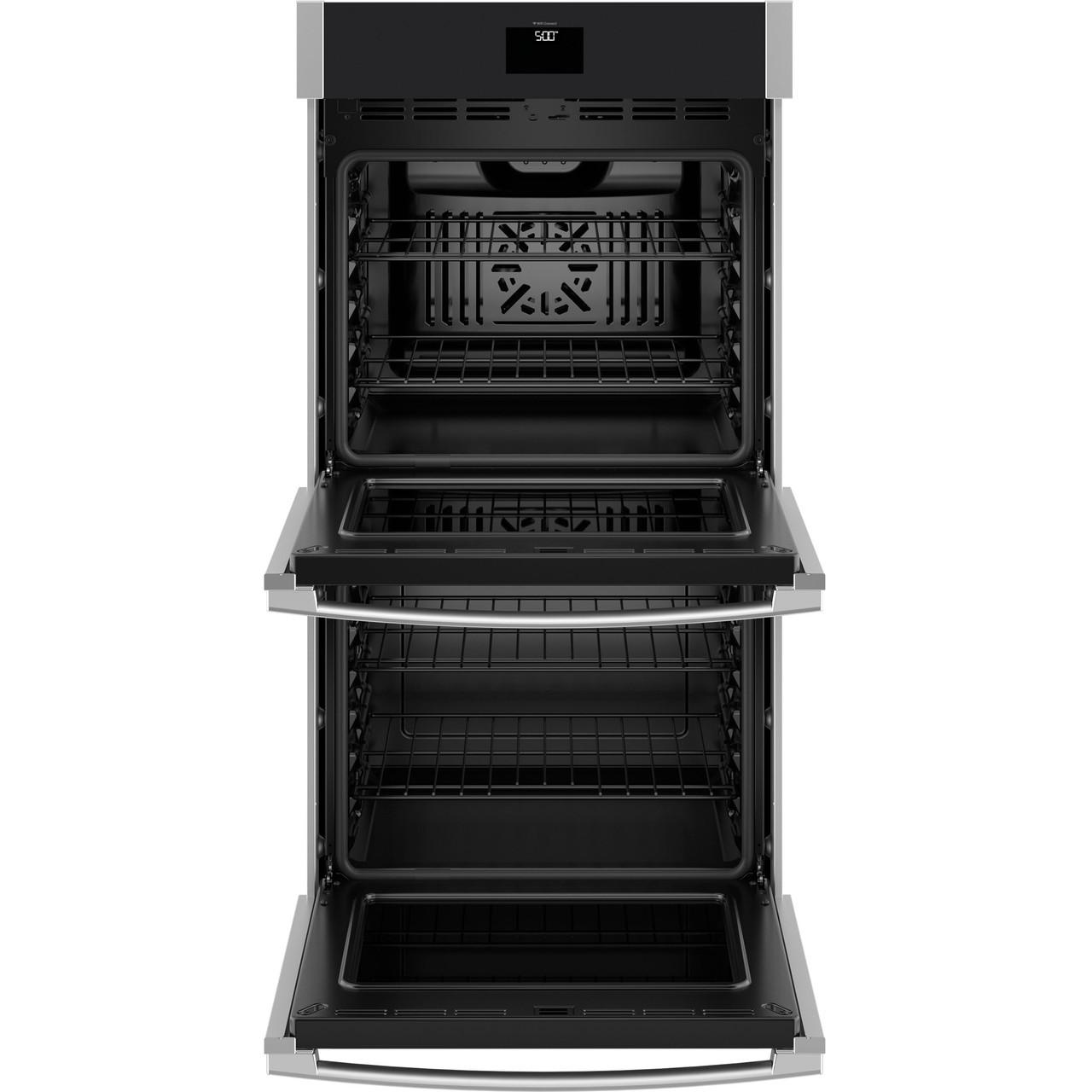 GE 27-inch Built-in Double Wall Oven with True European Convection Technology JKD5000SVSS IMAGE 3