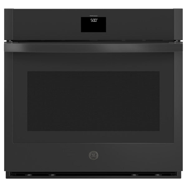 GE 30-inch, 5.0 cu. ft. built-in Single Wall Oven with True European Convection JTS5000DVBB