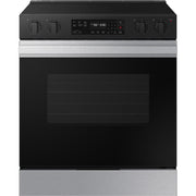  Samsung 6.3 cu. ft. Bespoke Smart Slide-In Electric Range NSE6DG8100SR/AA IMAGE 1