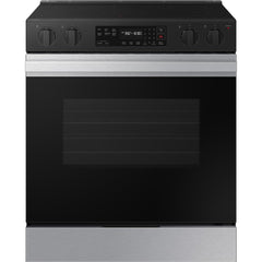  Samsung 6.3 cu. ft. Bespoke Smart Slide-In Electric Range NSE6DG8100SR/AA IMAGE 1