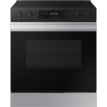 Samsung 6.3 cu. ft. Bespoke Smart Slide-In Electric Range NSE6DG8100SR/AA IMAGE 1