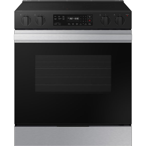 Samsung 6.3 cu. ft. Bespoke Smart Slide-In Electric Range NSE6DG8100SR/AA