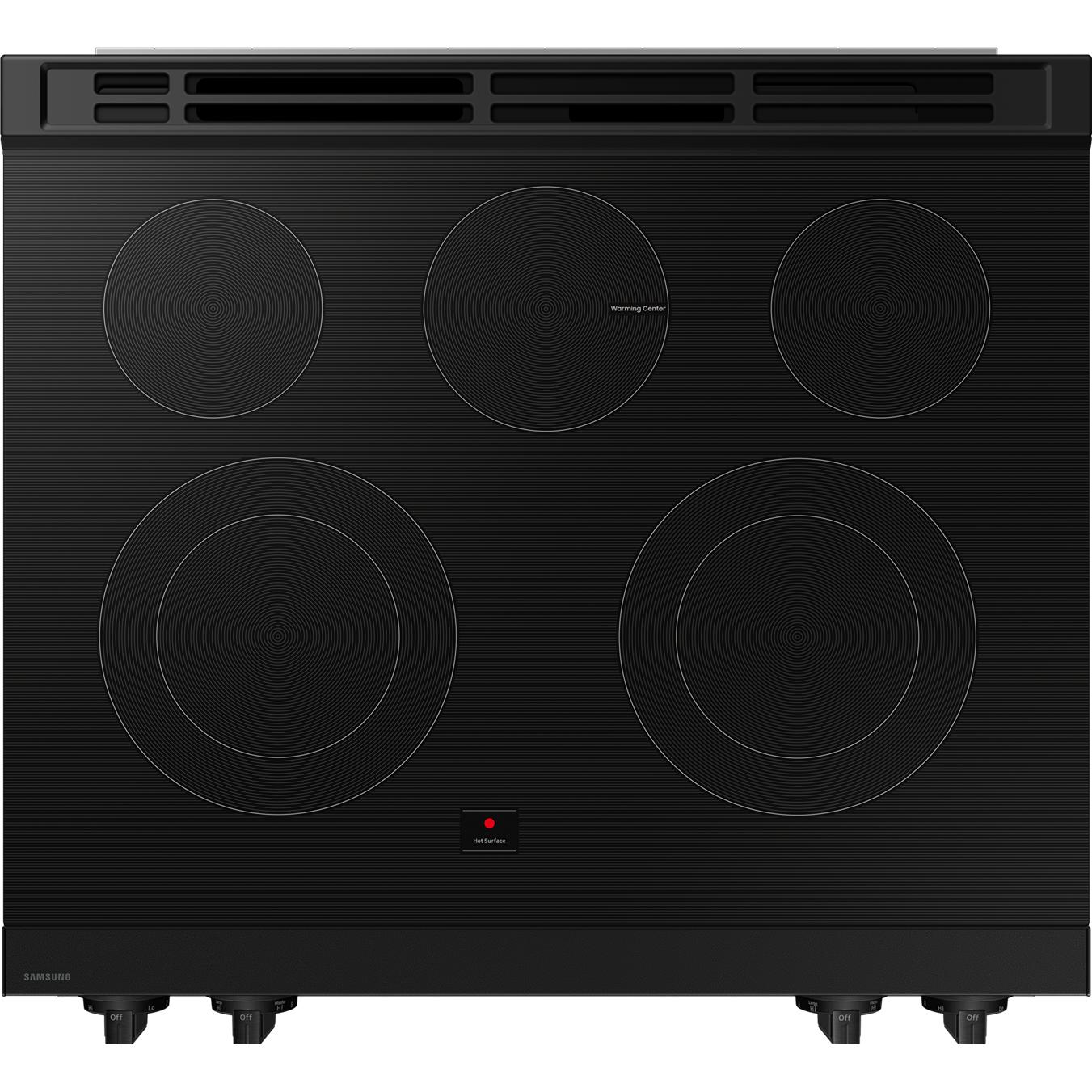  Samsung 6.3 cu. ft. Bespoke Smart Slide-In Electric Range NSE6DG8100SR/AA IMAGE 3