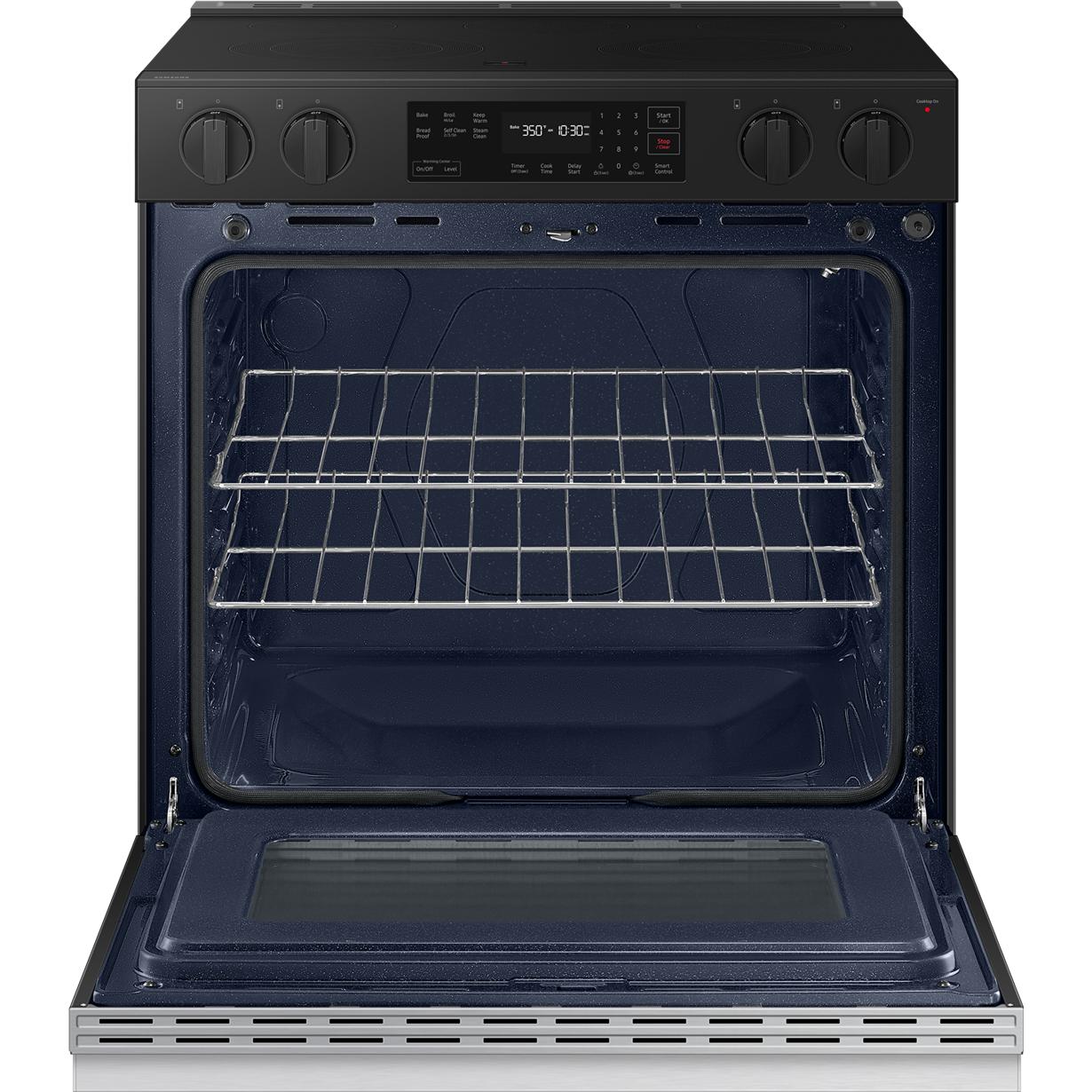  Samsung 6.3 cu. ft. Bespoke Smart Slide-In Electric Range NSE6DG8100SR/AA IMAGE 5