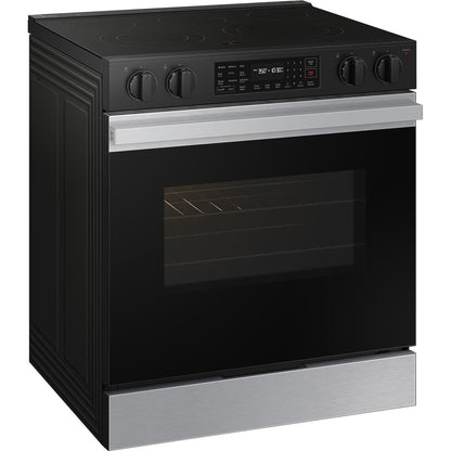 Samsung 6.3 cu. ft. Bespoke Smart Slide-In Electric Range NSE6DG8300SR/AA IMAGE 2