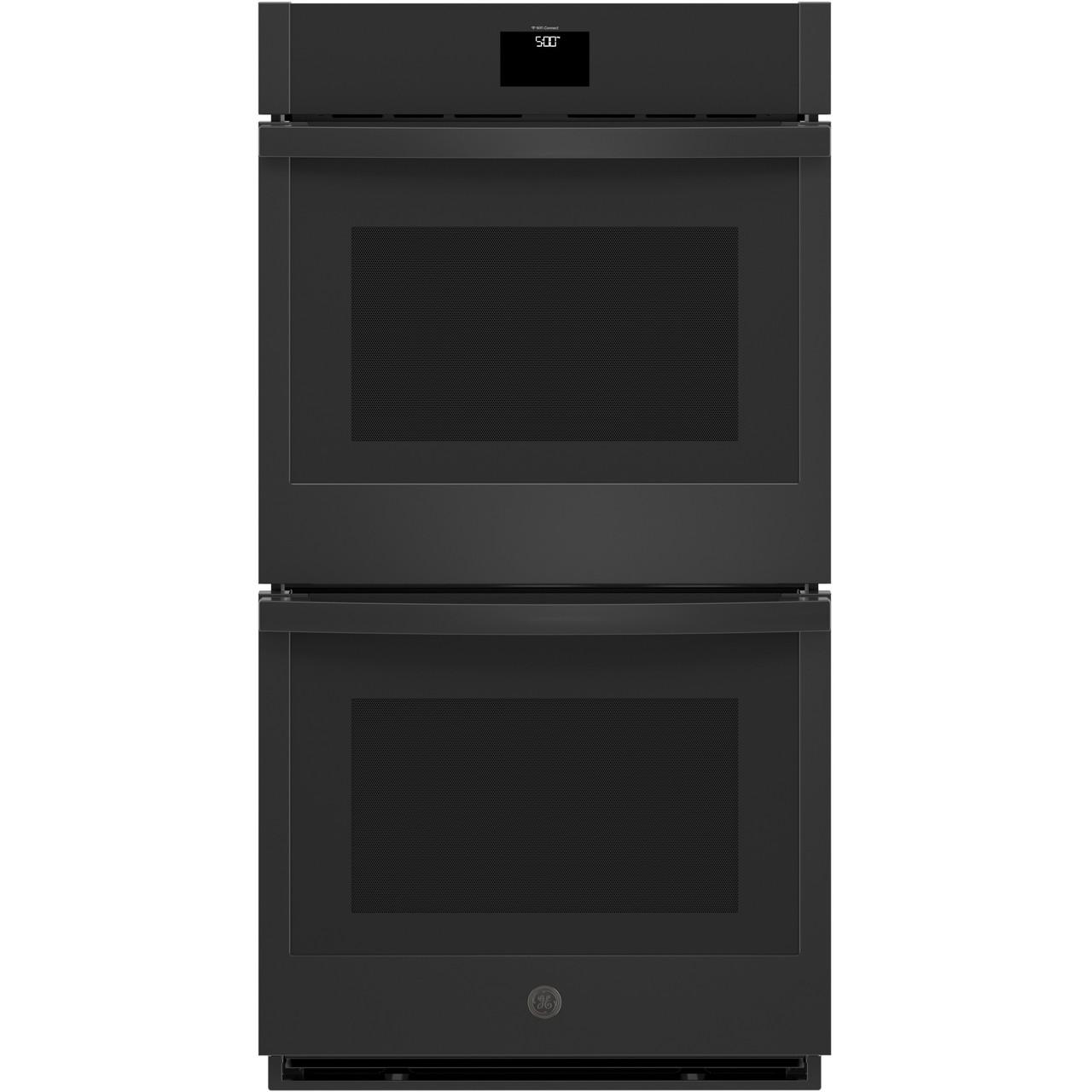  GE 27-inch Built-in Double Wall Oven with True European Convection Technology JKD5000DVBB IMAGE 1