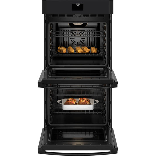 GE 27-inch Built-in Double Wall Oven with True European Convection Technology JKD5000DVBB IMAGE 2