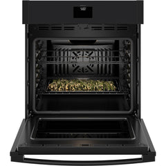  GE 27-inch, 4.3 cu. ft. Built-in Single Wall Oven with True European Convection JKS5000DVBB IMAGE 2