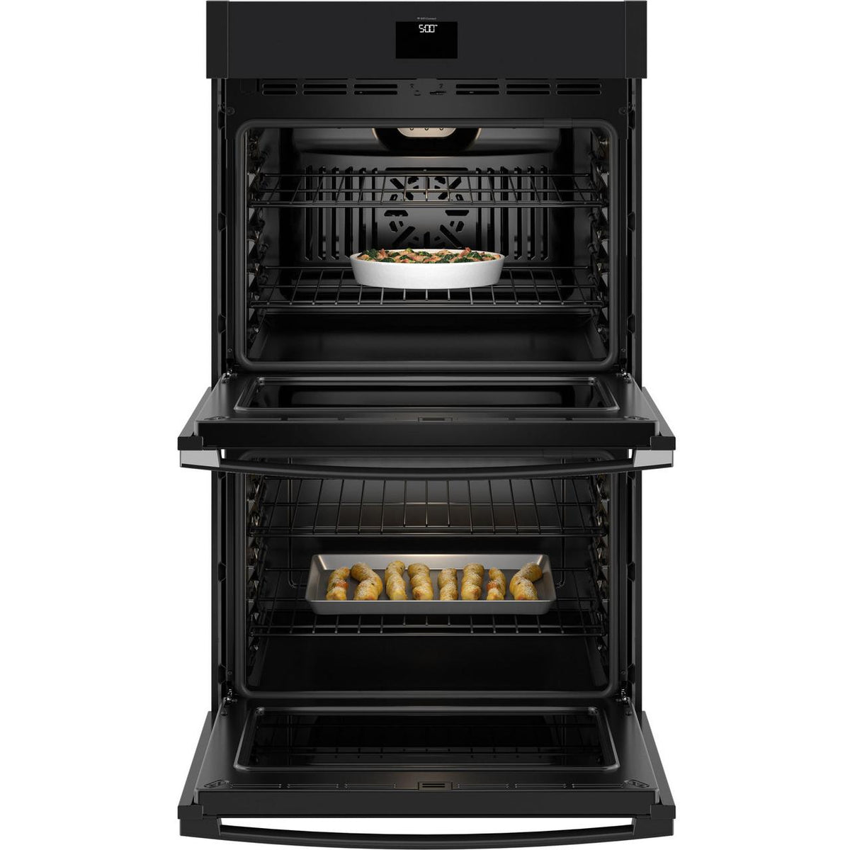 GE 30-inch, 10.0 cu. ft. Built-in Double Wall Oven with True European Convection Technology JTD5000DVBB IMAGE 2