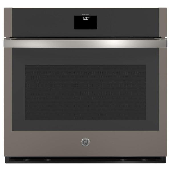 GE 30-inch, 5.0 cu. ft. built-in Single Wall Oven with True European Convection JTS5000EVES