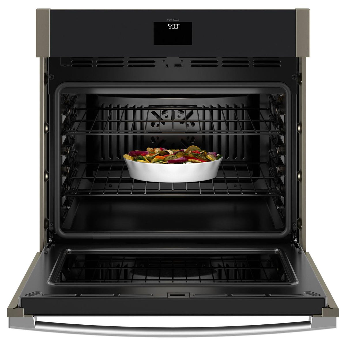  GE 30-inch, 5.0 cu. ft. built-in Single Wall Oven with True European Convection JTS5000EVES IMAGE 2
