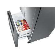  Samsung 18 cu. ft. Counter-Depth French 3-Door Refrigerator RF18A5101S9/AA IMAGE 9