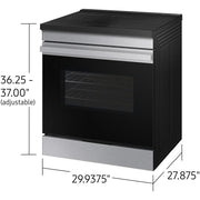  Samsung 6.3 cu. ft. Bespoke Smart Slide-In Induction Range NSI6DG9100SR/AA IMAGE 11