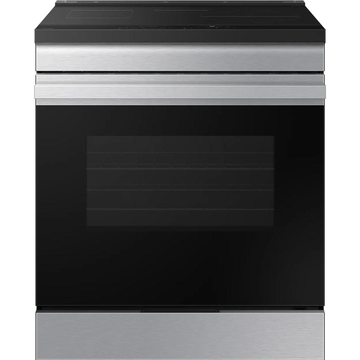 Samsung 6.3 cu. ft. Bespoke Smart Slide-In Induction Range NSI6DG9300SR/AA IMAGE 1