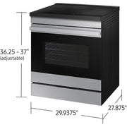  Samsung 6.3 cu. ft. Bespoke Smart Slide-In Induction Range NSI6DG9500SR/AA IMAGE 10