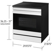  Samsung 6.3 cu. ft. Bespoke Smart Slide-In Induction Range NSI6DB950012/AA IMAGE 10