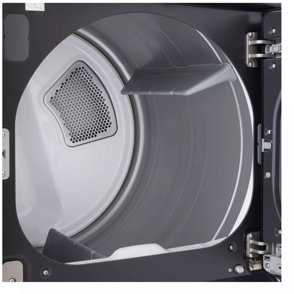  LG 7.3 cu. ft. Electric Dryer with EasyLoad™ Door and AI Sensing DLE8400BE IMAGE 4