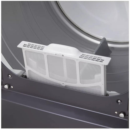  LG 7.3 cu. ft. Electric Dryer with EasyLoad™ Door and AI Sensing DLE8400BE IMAGE 5