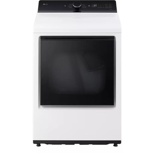  LG 7.3 cu. ft. Electric Dryer with EasyLoad™ Door and AI Sensing DLE8400WE IMAGE 1