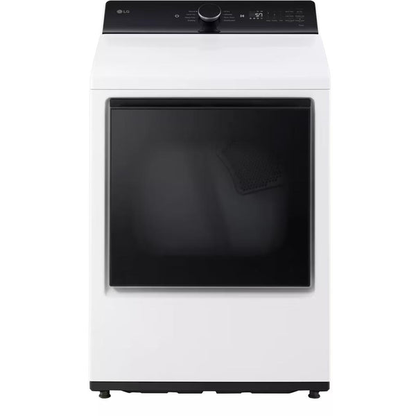 LG 7.3 cu. ft. Electric Dryer with EasyLoad™ Door and AI Sensing DLE8400WE