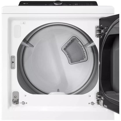  LG 7.3 cu. ft. Electric Dryer with EasyLoad™ Door and AI Sensing DLE8400WE IMAGE 6