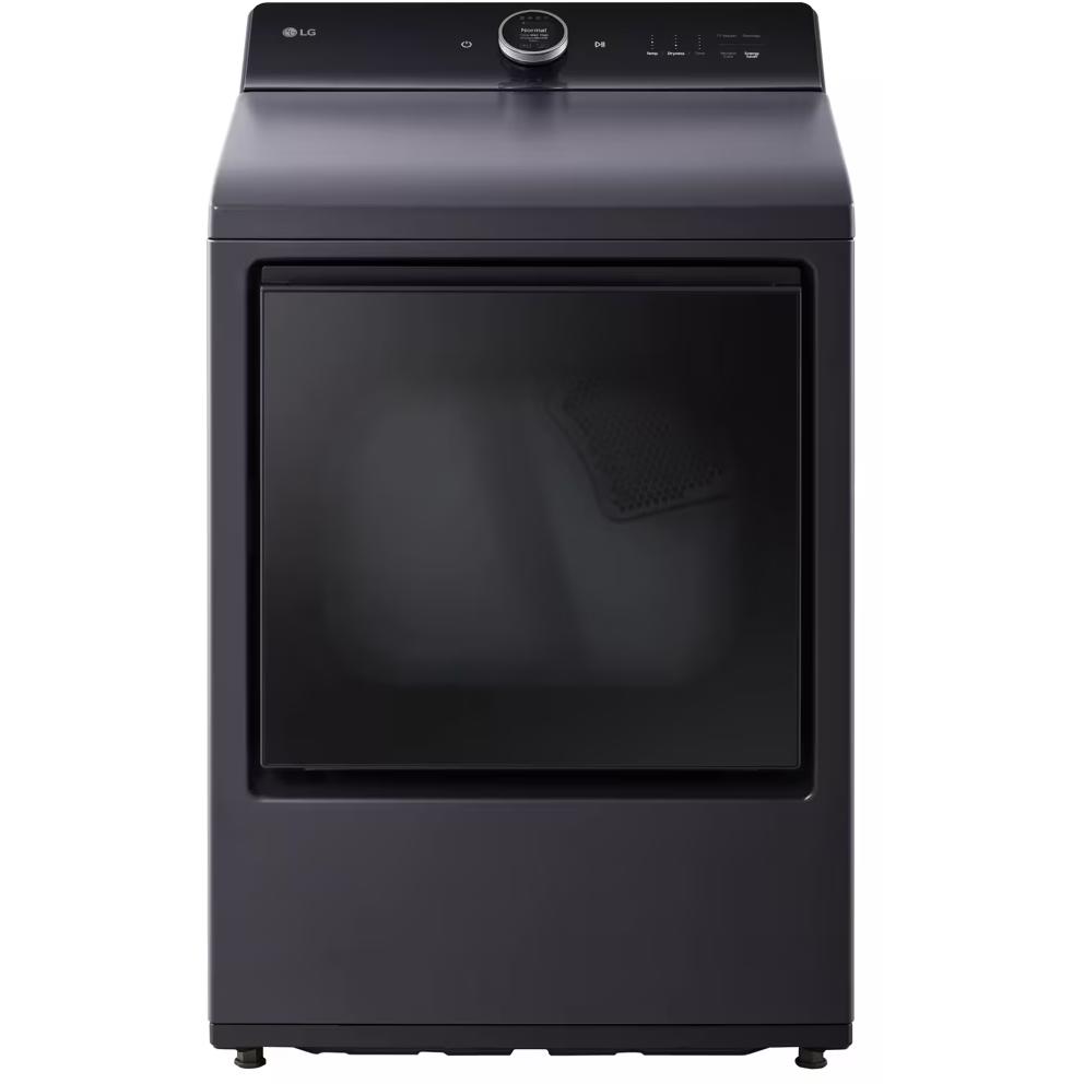  LG 7.3 cu. ft. Electric Dryer with EasyLoad™ Door and AI Sensing DLEX8600BE IMAGE 1