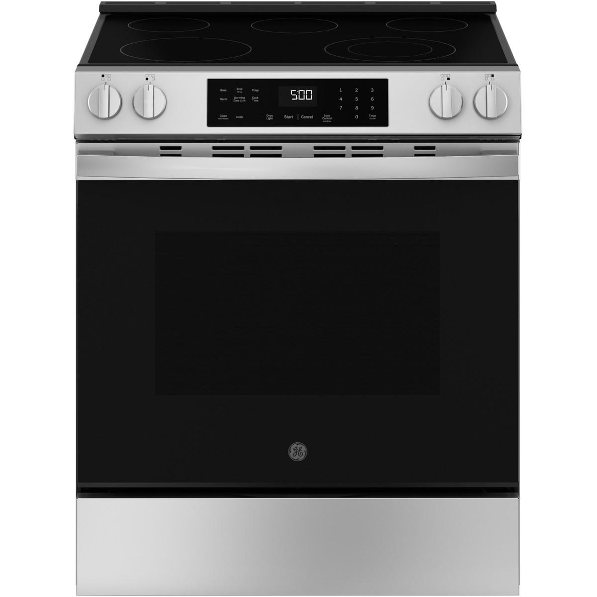 GE 30-inch Slide-in Electric Range with Crisp Mode GRS500PVSS IMAGE 1