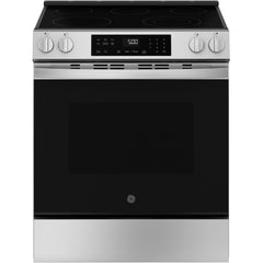  GE 30-inch Slide-in Electric Range with Crisp Mode GRS500PVSS IMAGE 1