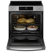  GE 30-inch Slide-in Electric Range with Crisp Mode GRS500PVSS IMAGE 2