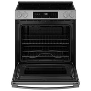  GE 30-inch Slide-in Electric Range with Crisp Mode GRS500PVSS IMAGE 3