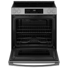  GE 30-inch Slide-in Electric Range with Crisp Mode GRS500PVSS IMAGE 3