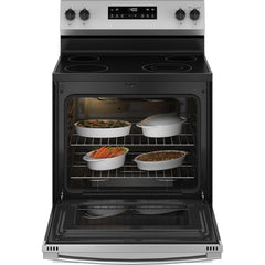  GE 30-inch Freestanding Electric Range with Steam Clean GRF400SVSS IMAGE 2