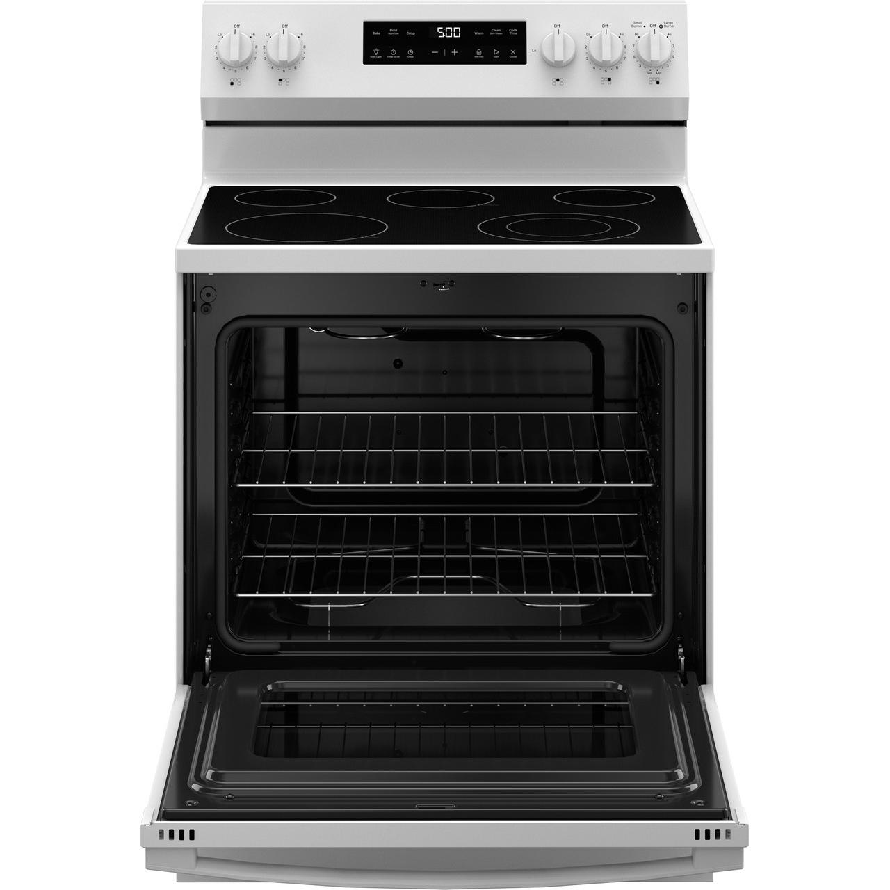GE 30-inch Freestanding Electric Range GRF500PVWW IMAGE 3